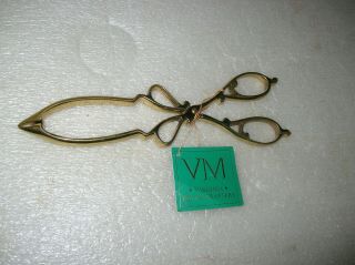 Rare Virginia Metalcrafters 5291 Historic Charleston Embers Tongs With Tag