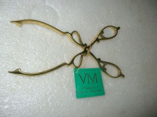 RARE VIRGINIA METALCRAFTERS 5291 HISTORIC CHARLESTON EMBERS TONGS WITH TAG 2