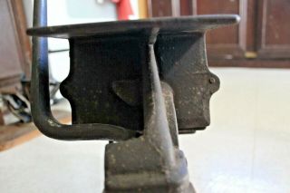 Vintage Block printing press PAT Nov.  2 1875 Cast Iron Rare Table top 9.  75 tall 10