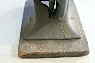 Vintage Block printing press PAT Nov.  2 1875 Cast Iron Rare Table top 9.  75 tall 7