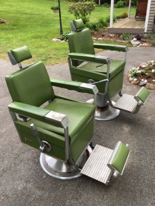 Paidar Vintage Barber Chairs 1967.  2 Chairs in for age. 10