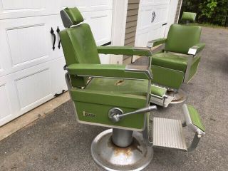 Paidar Vintage Barber Chairs 1967.  2 Chairs in for age. 8