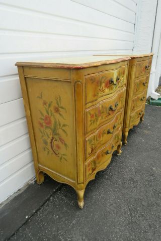 Shabby Chic Hand Painted Dressers Side End Tables by John Widdicomb 9742 11