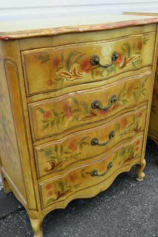 Shabby Chic Hand Painted Dressers Side End Tables by John Widdicomb 9742 8
