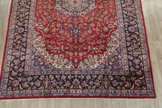 Traditional Area Rugs Hand - Knotted Wool Floral Vintage Carpet 10 x 14 6