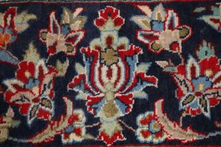 Traditional Area Rugs Hand - Knotted Wool Floral Vintage Carpet 10 x 14 7
