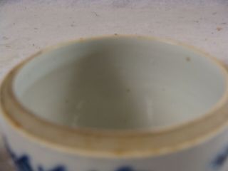 Antique 19C Chinese Porcelain Barrel Form Dragon Tea Caddie 5