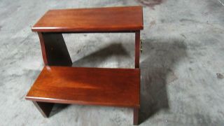 Mahogany Bed Steps For Poster Bed