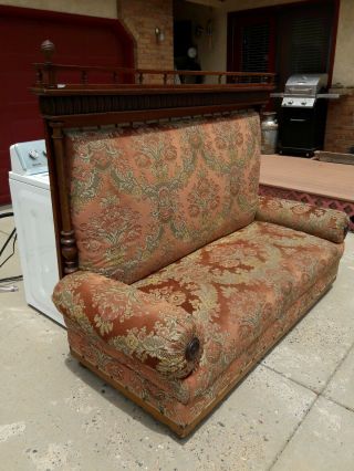 Large Antique Victorian Couch 3