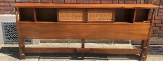 King Size American of Martinsville Acclaim Cane Mid Century Headboard Gershun. 6