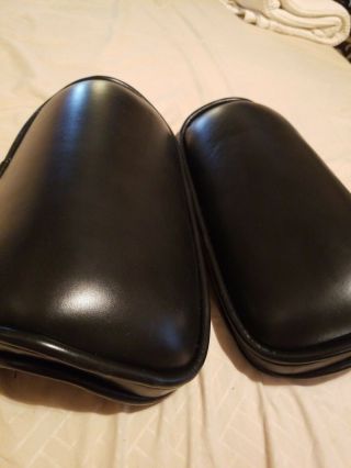 Herman Miller Eames Arms Upholstery Black Leather.