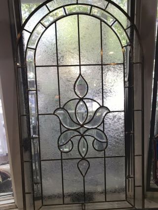 Gorgeous Leaded Glass Window In Gold
