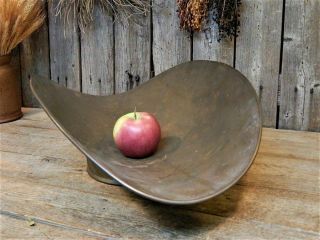Antique Huge Brass Scale Pan Scoop Candy General Store Farmhouse 20 