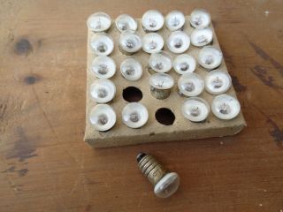 24 Bulbs For Marx Buddy L Metalcraft 1930s Flatface Button Type Headlight