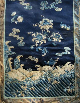 Antique Chinese Embroidery Silk Panel 3