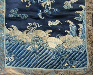 Antique Chinese Embroidery Silk Panel 6