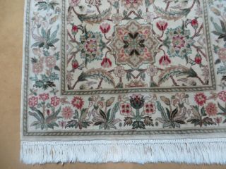3 ' X 5 ' Hand Made Indo PERSIAN Royal Tab riz Mahal Sarouk Wool Rug Carpet B 10