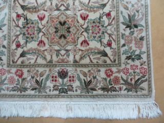 3 ' X 5 ' Hand Made Indo PERSIAN Royal Tab riz Mahal Sarouk Wool Rug Carpet B 11
