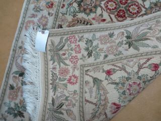 3 ' X 5 ' Hand Made Indo PERSIAN Royal Tab riz Mahal Sarouk Wool Rug Carpet B 12