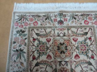 3 ' X 5 ' Hand Made Indo PERSIAN Royal Tab riz Mahal Sarouk Wool Rug Carpet B 7