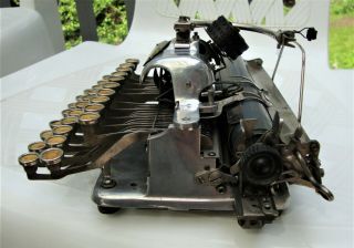 Antique BLICK Aluminum Featherweight Typewriter 1910 Model 6 Stamford CT,  Case 9