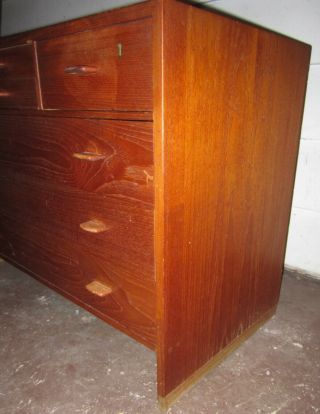 Vintage Mid Century Danish Modern HANS WEGNER Teak Dresser Credenza 9