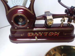 Restored Cast Iron 2 Lb Dayton Candy Scale model 167 With Brass Pan 11