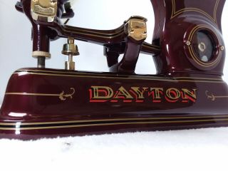Restored Cast Iron 2 Lb Dayton Candy Scale model 167 With Brass Pan 5