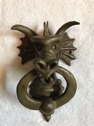 Custom Bronze Dragon Door Knocker. 2