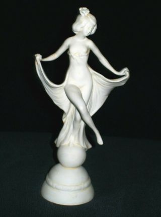 ANTIQUE GERMAN ART DECO NUDE LADY EXOTIC DANCER DOLL BISQUE FIGURINE 3