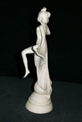 ANTIQUE GERMAN ART DECO NUDE LADY EXOTIC DANCER DOLL BISQUE FIGURINE 4