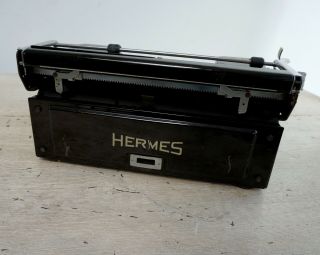 Hermes Media Typewriter Portable Vintage Typewriter with Case 1930s typewriter 5