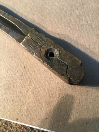 Revolutionary War 18th Century Brass Round Ball Pistol Ball Bullet Mold 25 Cal. 5