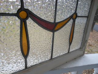 MA17 338 Lovely Older Leaded Stained Glass Window From England 4 Available 6