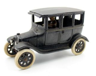 Antique Toy Arcade Mfg Co Cast Iron Model T Touring Car Orig Rubber Tires 6044