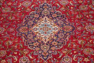 10x14 Vintage Floral Traditional Oriental Area Rug RED Hand - Knotted WOOL Carpet 5
