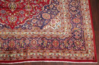 10x14 Vintage Floral Traditional Oriental Area Rug RED Hand - Knotted WOOL Carpet 7