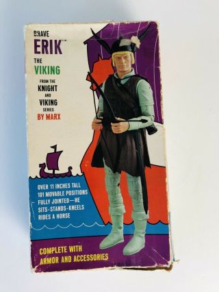 Brave Erik The Viking Marx Toys Vintage 1970 