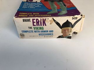 Brave Erik The Viking Marx Toys Vintage 1970 ' s 99 complete w/box 9