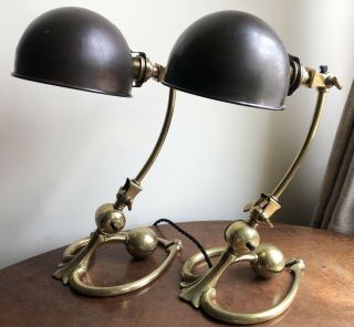 Was Benson Arts& Crafts Art Nouveau Lamps / Lights