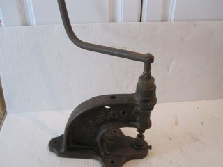 Antique Large Cast Iron Press/punch