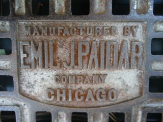 Vintage Emil J.  Paidar Barber Chair Foot Rest Part No 10352 2