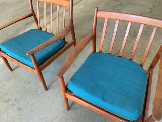 2 Vintage Mid Century Danish Dutch Chairs - Willing To Ship Read Detail