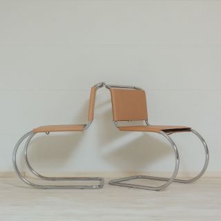 Vintage Mies Van der Rhoe MR Chairs - Mid - Century Modern Bauhaus Eames 3