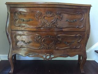 Italian Antique Commode With 2 Drawers:furniture Early 1900’s To Mid 1900’s