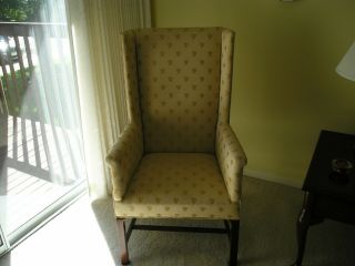 Chippendale - style Wingback Chairs 2
