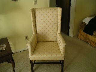Chippendale - style Wingback Chairs 3
