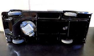 Vintage Tinplate Battery Operated Police Convertible Car,  Daiya,  Japan,  EXiB 5