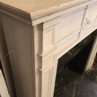 Circa 1800 Colonial Virginia White Fireplace Mantle Architectural Salvage 4
