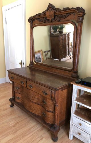 Ch034: American Dresser And Mirror Local Pickup